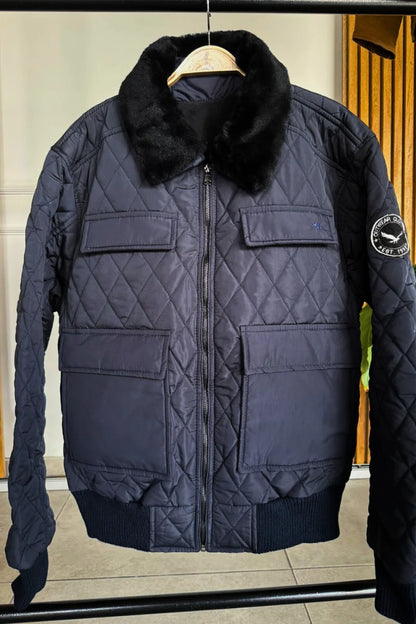 11004  Acolchada Cuello Peluche