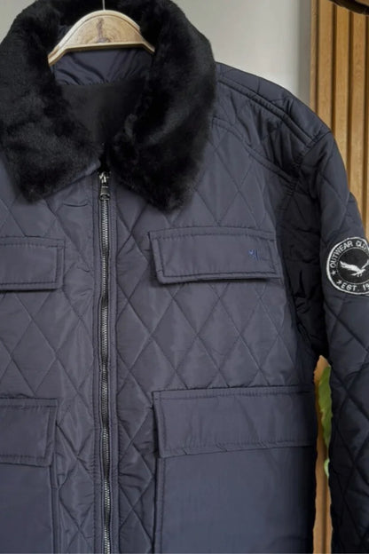 11004  Acolchada Cuello Peluche