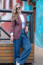 Cargar imagen en el visor de la galería, 25054 Blazer Unicolor Tendencia
