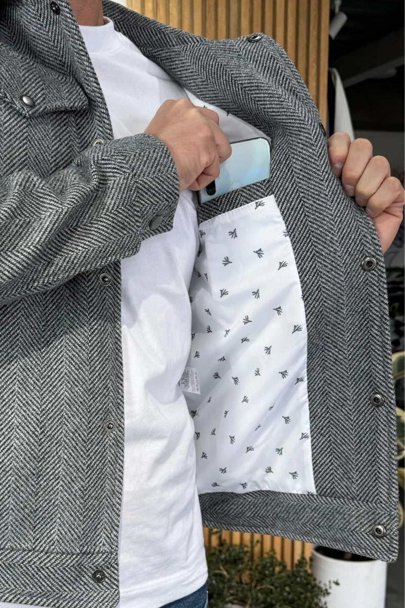 14172 Chaqueta Hombre en Paño
