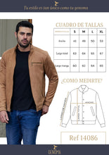 Cargar imagen en el visor de la galería, Chaqueta Bomber Classic 14086 Taupe Medio
