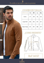 Carregar imagem no visualizador da galeria, Chaquetas Bomber Classic 14157 Gris Claro
