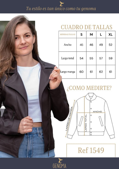 Chaquetas Biker Tipo Cuero 1549