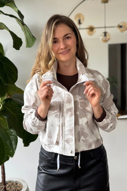 Chaqueta de Mujer Diseño Manchas