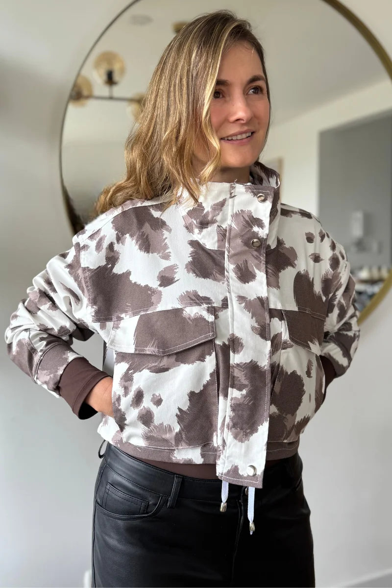 Chaqueta de Mujer Diseño Manchas