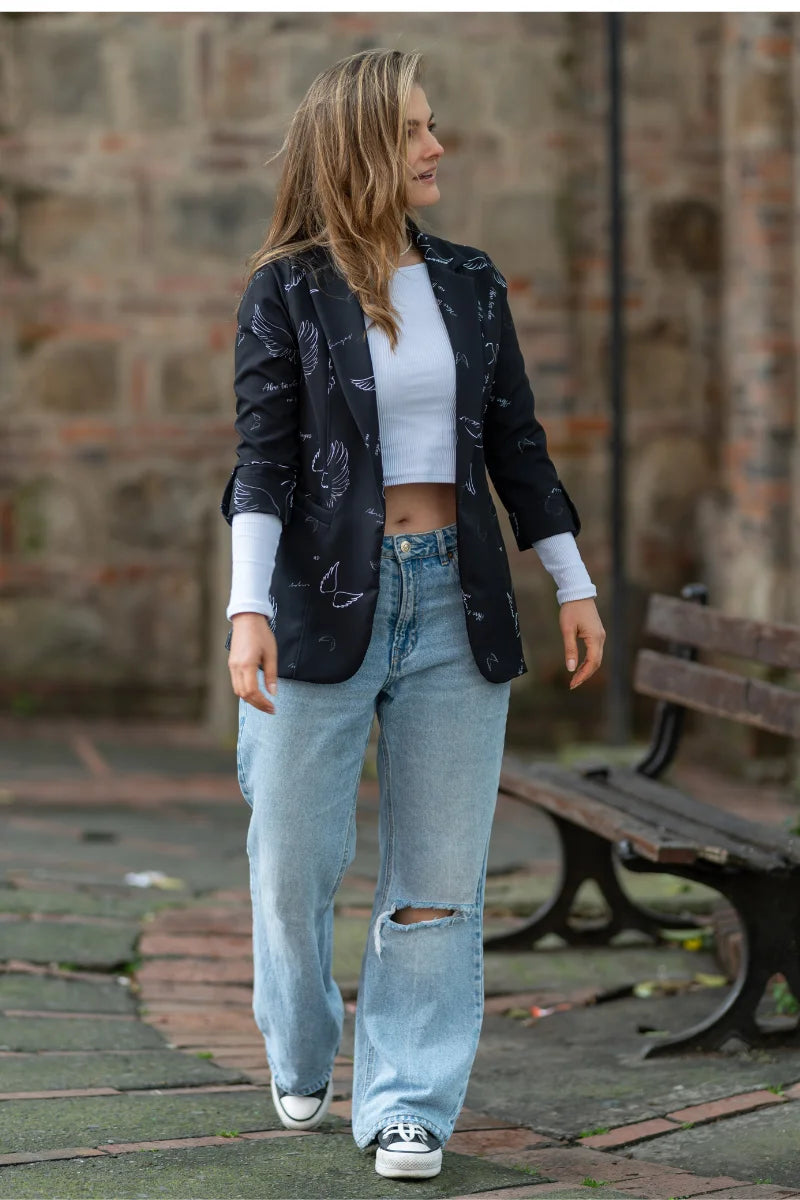 Blazer Abre tus Alas 25059 Negro