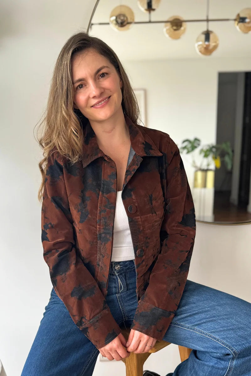 10052 chaqueta Parches