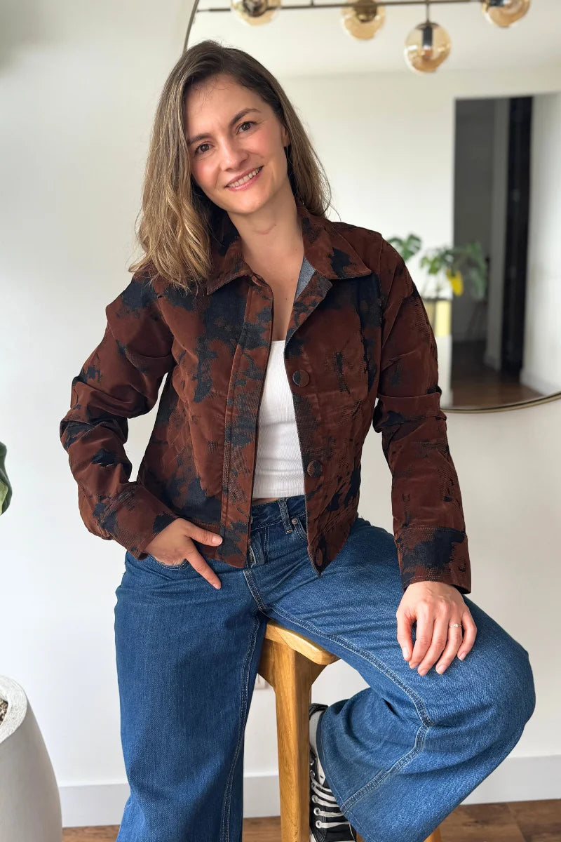 10052 chaqueta Parches