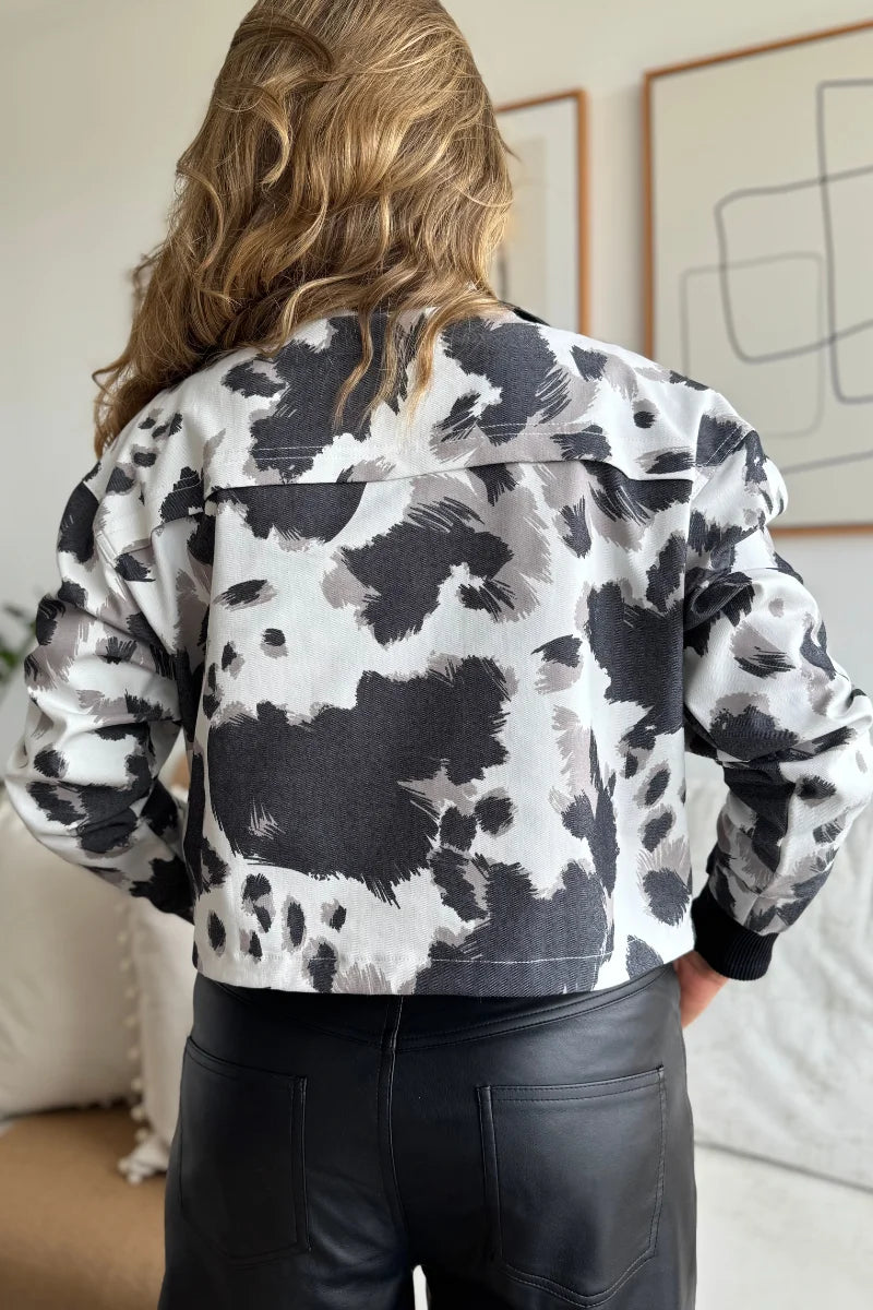 Chaqueta de Mujer Diseño Manchas