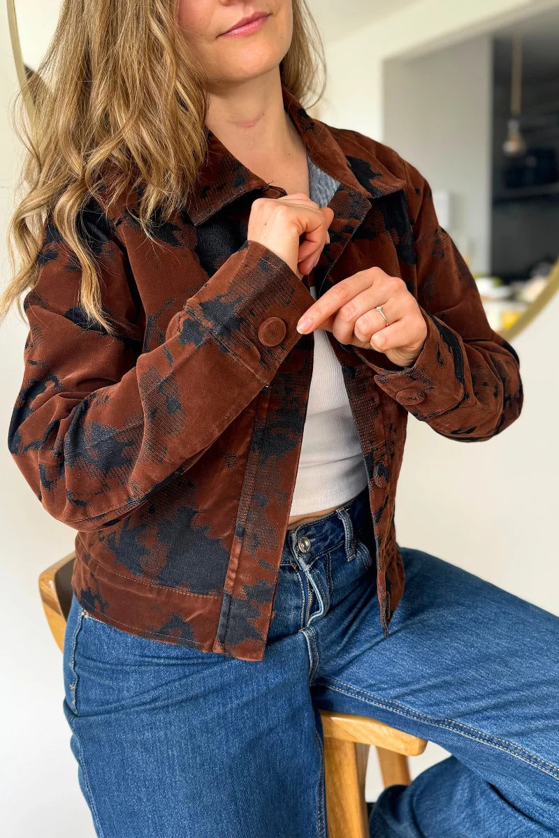 10052 chaqueta Parches