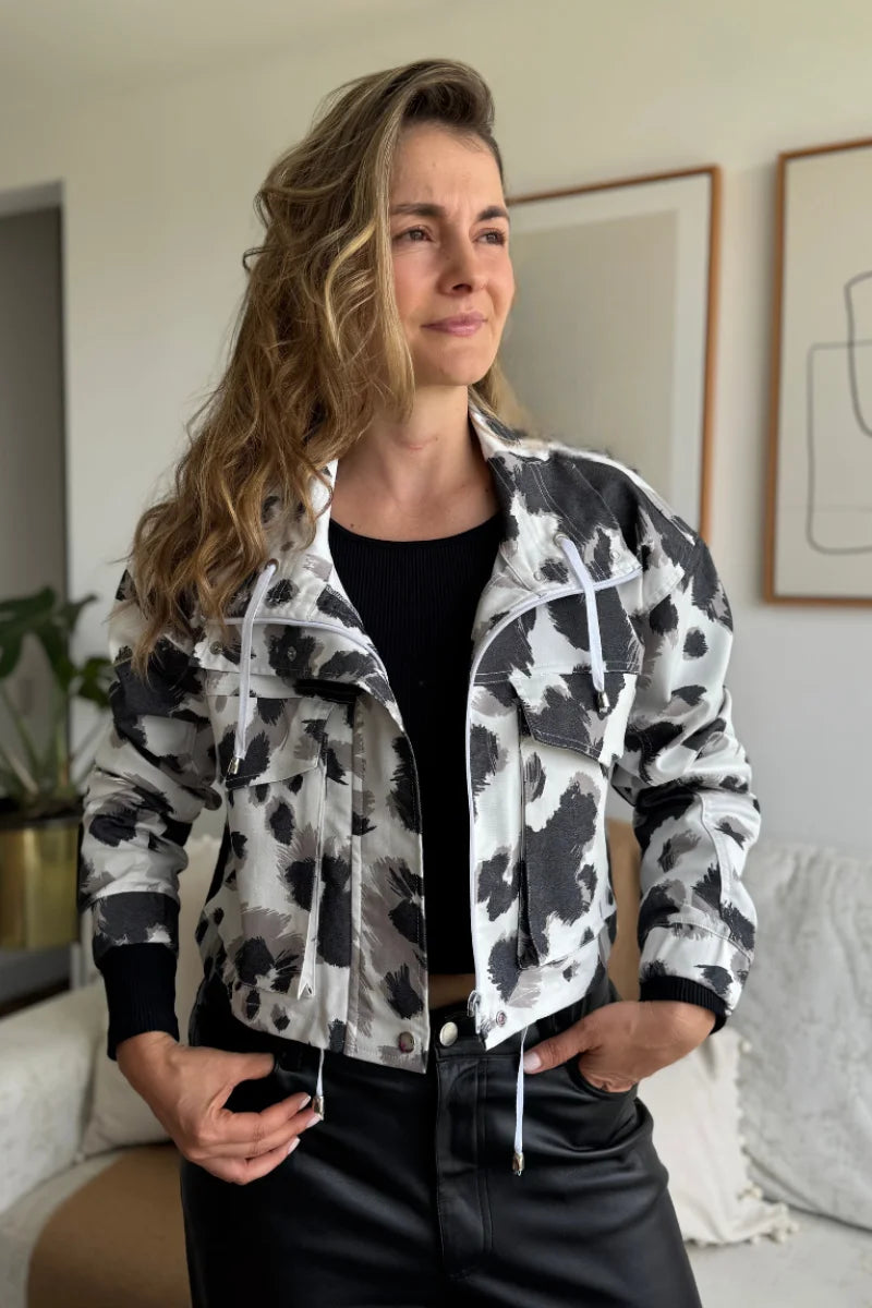 Chaqueta de Mujer Diseño Manchas