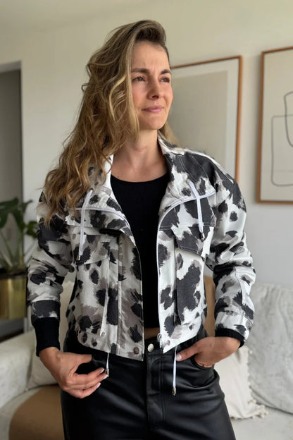 Chaqueta de Mujer Diseño Manchas