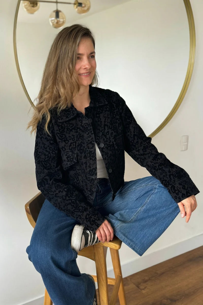 10054 Denim Animal Print