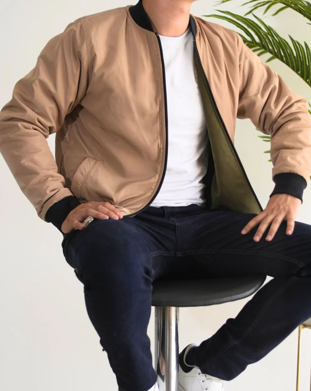 Chaqueta Impermeable Doble Faz Hombre  14169