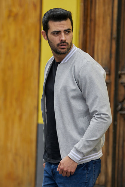 Chaquetas Bomber Classic 14001 Jaspe