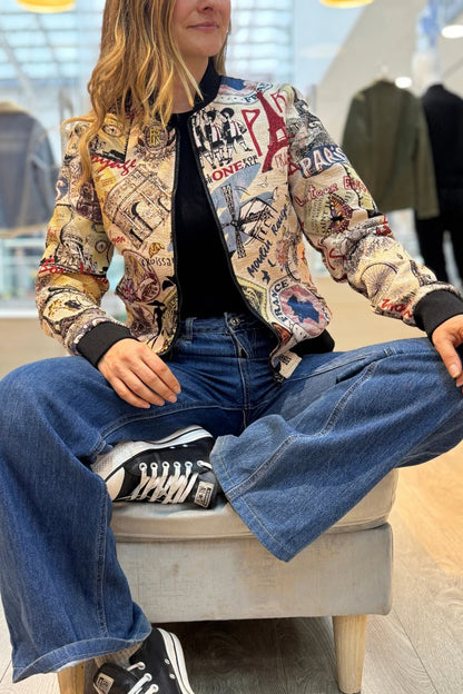26154 Bomber Estampada Países