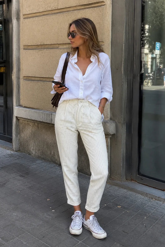 Pantalón en Lino 108