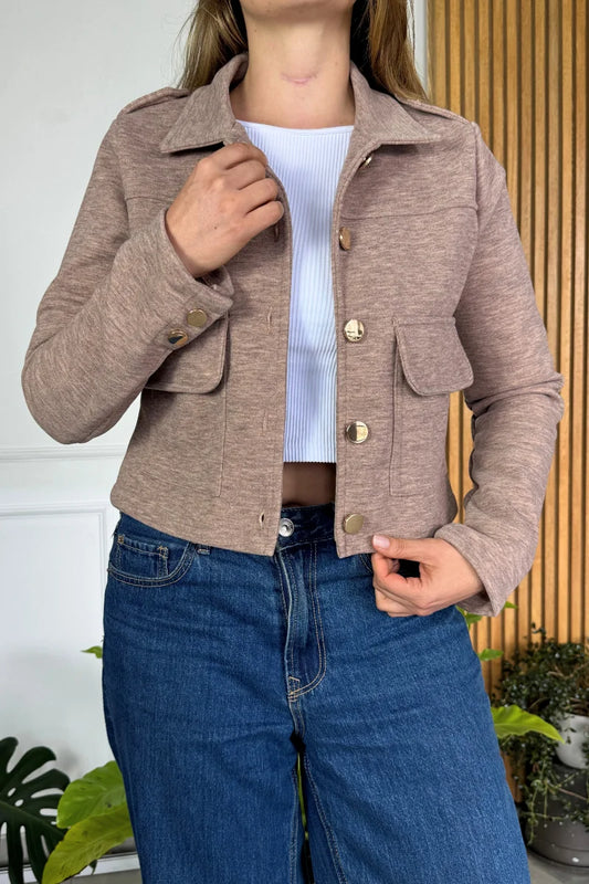 26149  Chaqueta Unicolor Corta