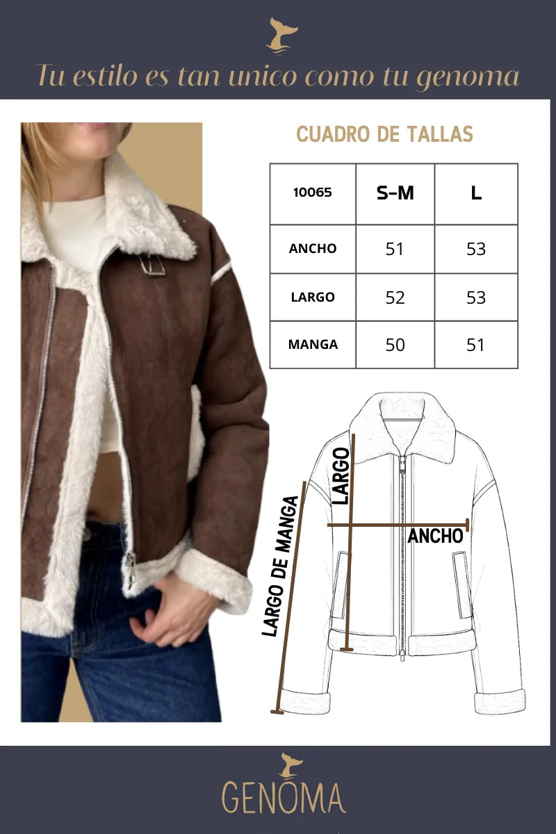 10065 Chaqueta Ovejera para mujer