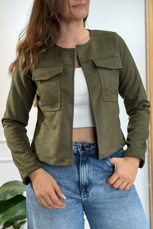 10024 Chaqueta mujer Piel Durazno
