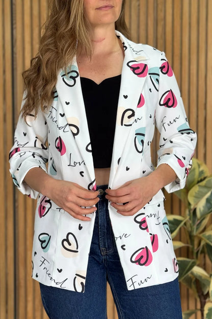 25054 Blazer Estampado