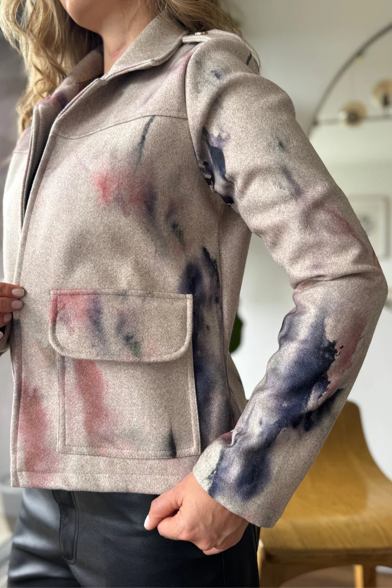 26148-15 Chaqueta en Paño Larga