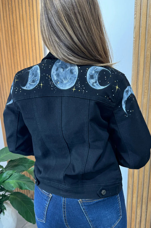 Chaqueta de Jean lunas 10036