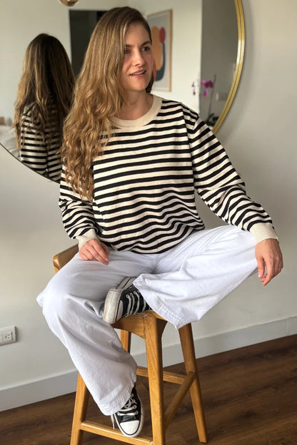 24010 Buzo tejido a rayas