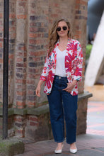 Carregar imagem no visualizador da galeria, Blazer Flores 25061 Rosa
