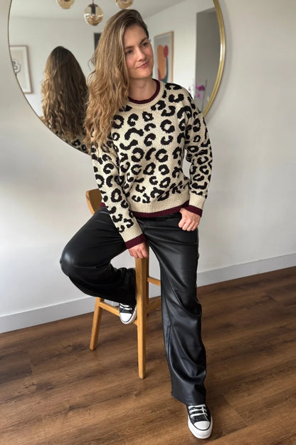 24011 Buzo tejido Animal Print