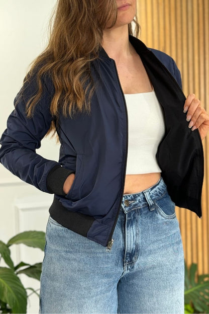 26145 Chaqueta Doble Faz Mujer