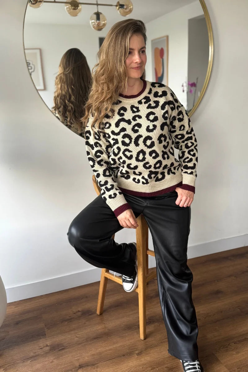 24011 Buzo tejido Animal Print