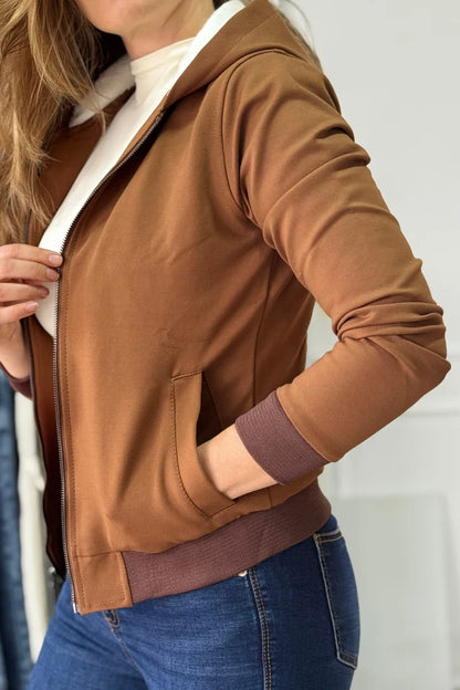 Chaqueta tipo Hoodies 26004 Unicolor