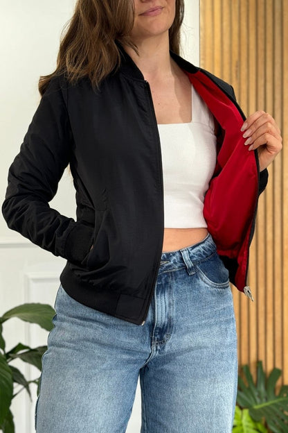 26145 Chaqueta Doble Faz Mujer