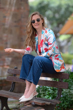 Cargar imagen en el visor de la galería, Blazer Flores 25061 Azul
