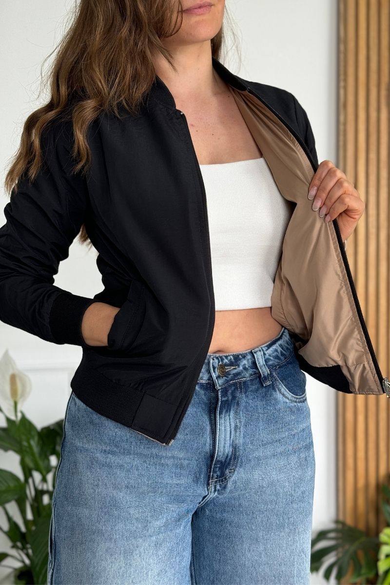 26145 Chaqueta Doble Faz Mujer