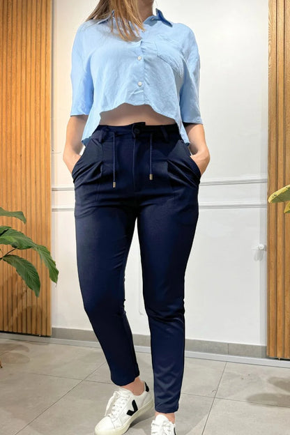 Pantalón de tela de mujer Ref 105