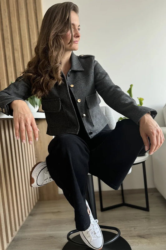 RF 26144 Chaqueta en paño para Mujer