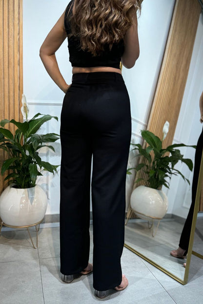 104 Pantalon Para Mujer Tiro Alto