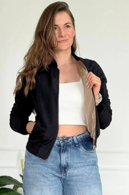 26145 Chaqueta Doble Faz Mujer