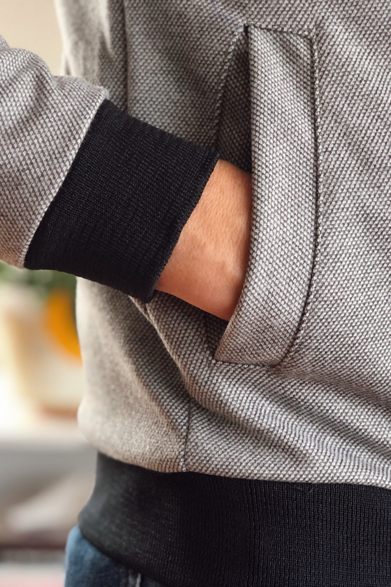 Chaqueta Bomber Classic 14096 Rib Oscuro