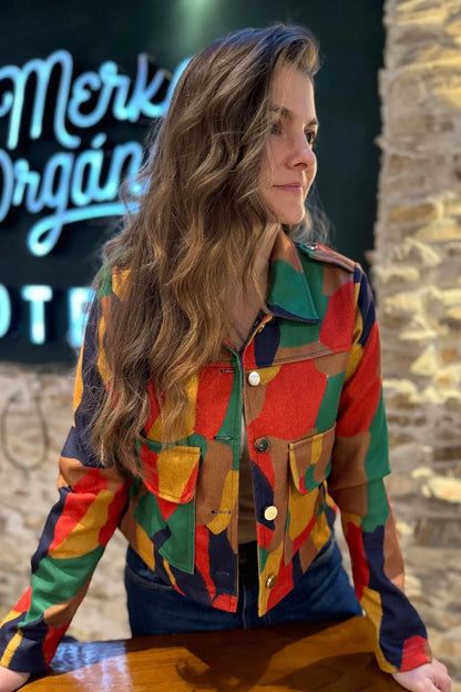 26143-8 Chaqueta en paño Corta