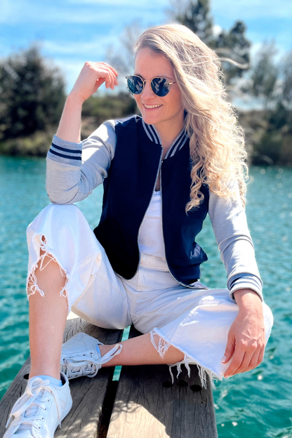 26032 Chaquetas Beisbolera Combinada