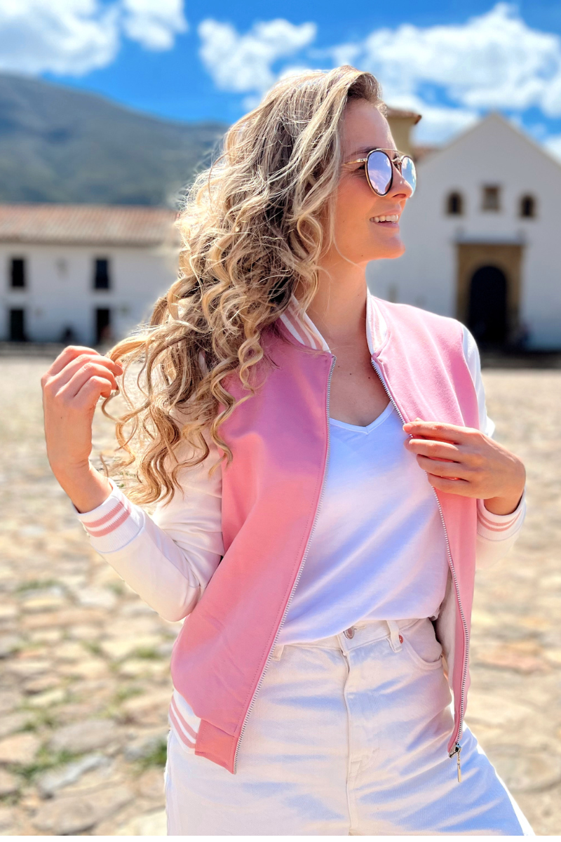 26032 Chaquetas Beisbolera Combinada