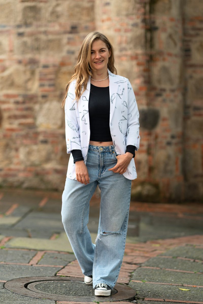 Blazer Abre tus Alas 25059 Blanco
