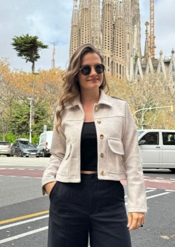 RF 26144 Chaqueta en paño para Mujer