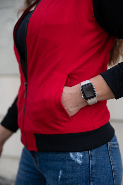 Chaquetas Beisbolera 26070 Rojo