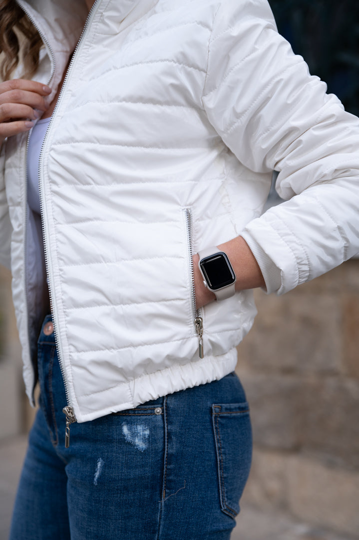 Chaqueta impermeable 26137 Ocre
