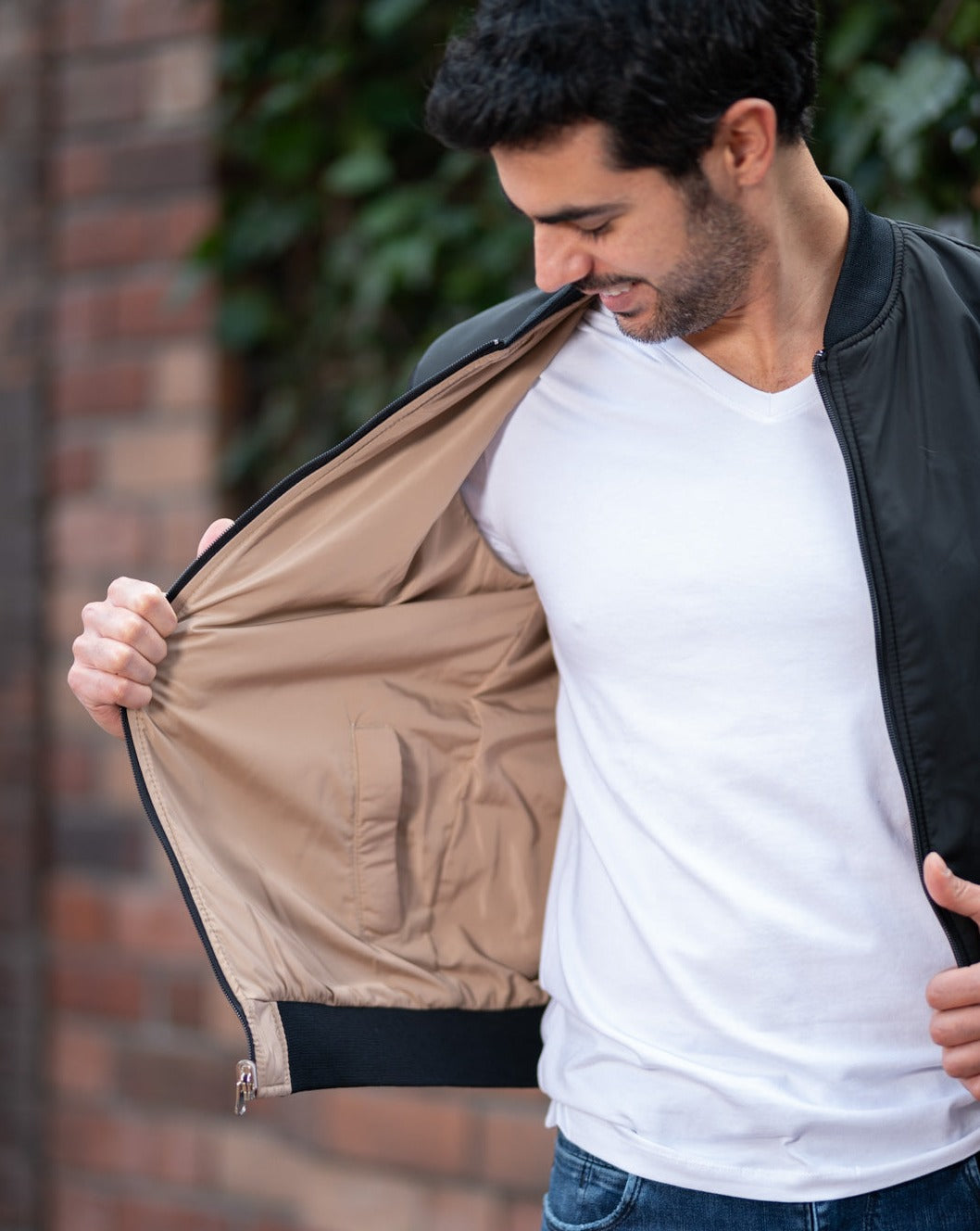 Chaqueta Impermeable Doble Faz Hombre  14169