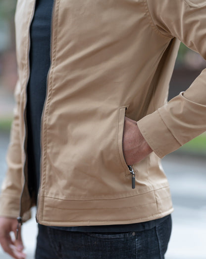 Chaqueta Bomber Classic 14161  Beige